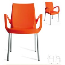 Židle s područkami BOULEVARD oranžová
